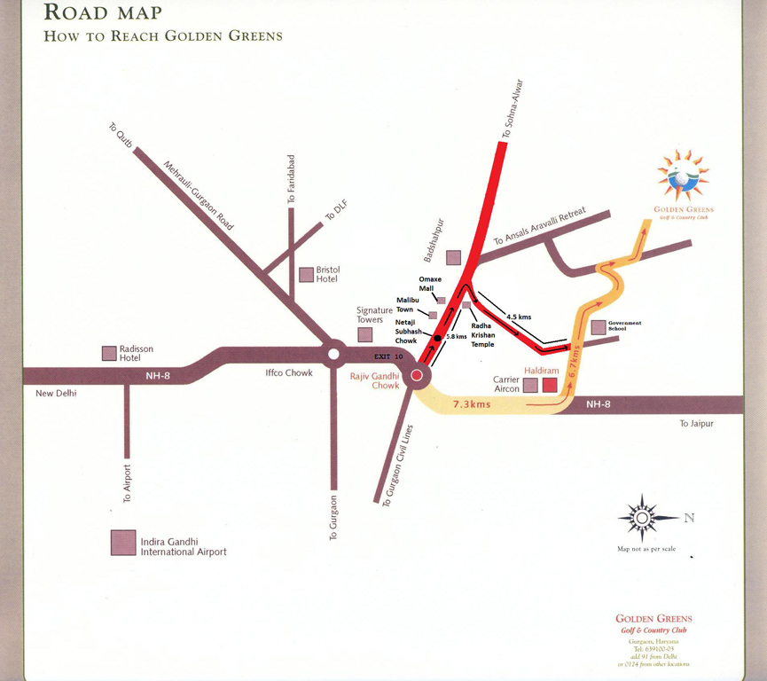 Road Map : Golden Greens